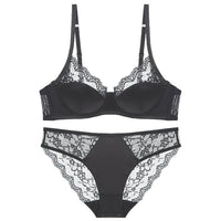 New Lace Soft Underwire Bra Set