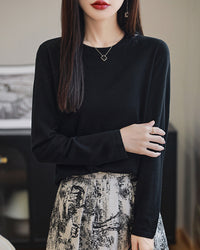 Loose-Fit Lightweight Wool-Blend Sweater