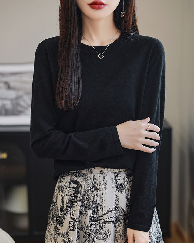 Loose-Fit Lightweight Wool-Blend Sweater