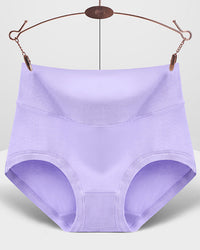 Plus-Size High-Waisted Pure Cotton Panties