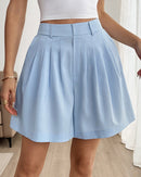 High-Waisted Comfortable Wide-Leg Shorts