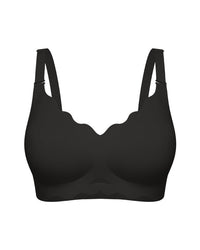 Wavy-Edge Push-Up Bra