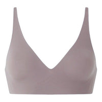 V-neck seamless rimless bra