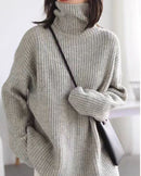 Cashmere Mid-Length Loose Sweater