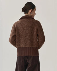 High-Quality Wool Knit Cardigan