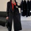 Long Double-Faced Wool Overcoat