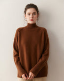 Cashmere Turtleneck Raglan Sleeve Sweater