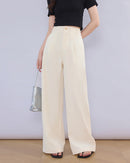 Elevate your wardrobe with our high waist pleated wide leg pants.