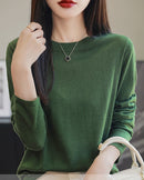 Loose-Fit Lightweight Wool-Blend Sweater