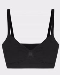 Front-Ruched V-Neck Wireless Bralette