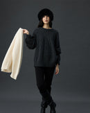 Wool Cable Knit Warm Pullover Sweater