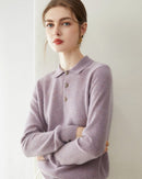 Cashmere Slim-Fit Collared Sweater