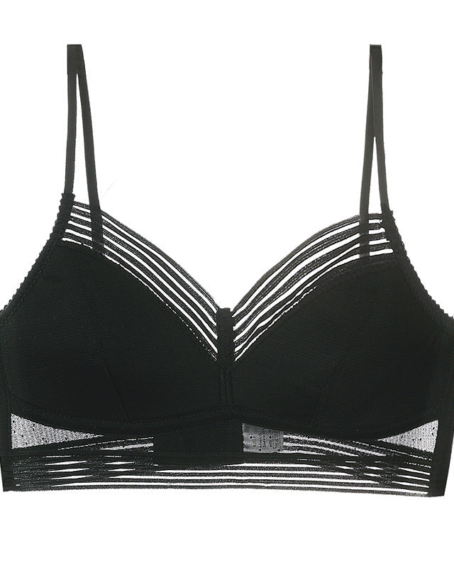 Thin Strap Breathable Wireless Bra