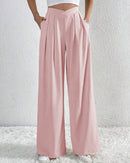 Pleated Casual Loose Wide-Leg Pants