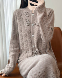 Pure Wool Button Cardigan Sweater