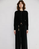 Round Neck Short Cardigan