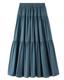 High-Waisted Loose-Fit Slimming A-Line Skirt