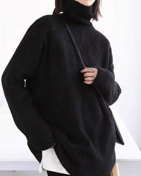 Cashmere Mid-Length Loose Sweater