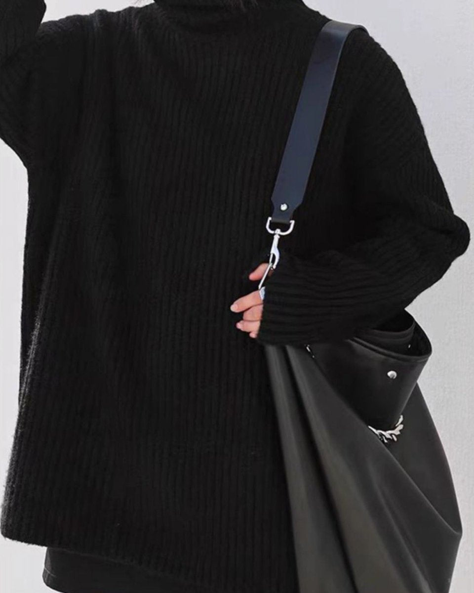 Cashmere Mid-Length Loose Sweater