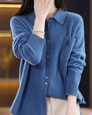 Wool Embroidered Pocket Sweater