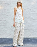 Tencel Linen Loose Straight-Leg Pants