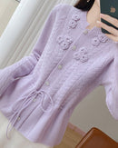 Pure Wool Button Cardigan Sweater