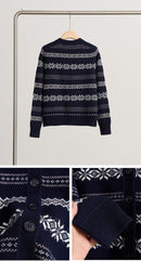 Retro Elegant Sheep Wool Knit Cardigan