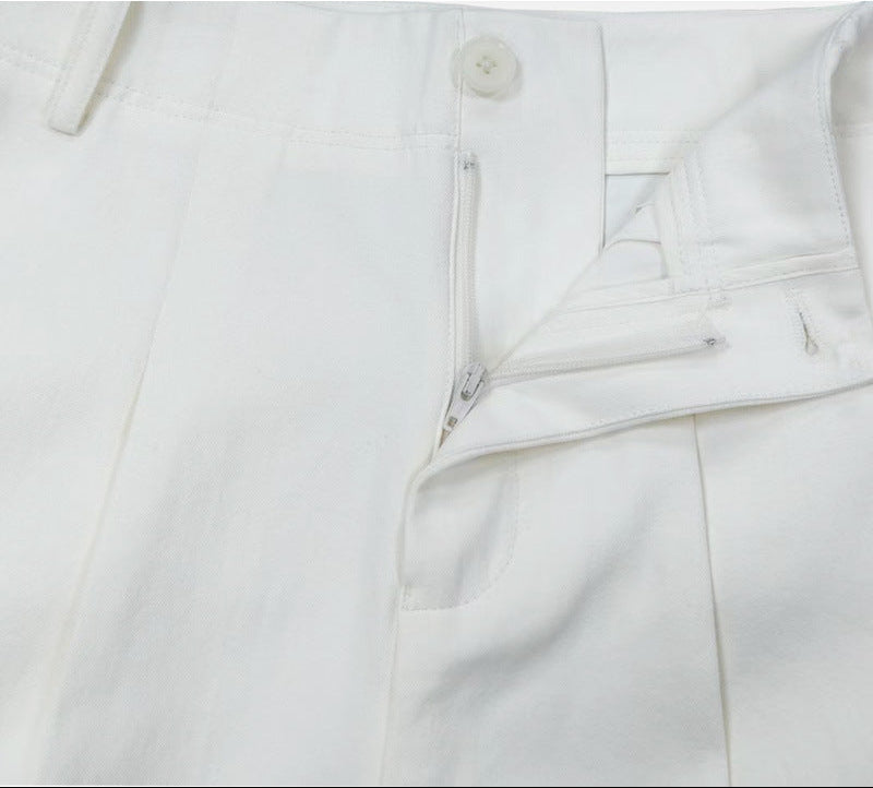 Lightweight High-Waisted Casual Pants
