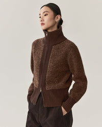 High-Quality Wool Knit Cardigan