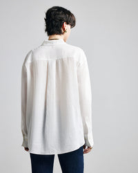 Exquisite Beaded Ramie Shirt