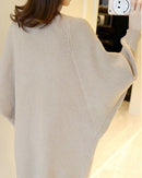 Bat Sleeve Knited Long Cardigan