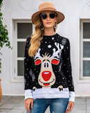 Reindeer Jacquard Knit Sweater