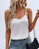 New Sequin Spaghetti-Strap Tank Top