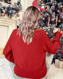 Christmas Crew Neck Pullover Sweater