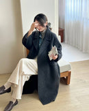 Maxi-Length Double-Faced Wool Coat