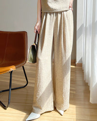 High-Waisted Slimming Wide-Leg Pants
