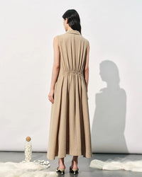 New Loose-Fit Sleeveless Silk Dress