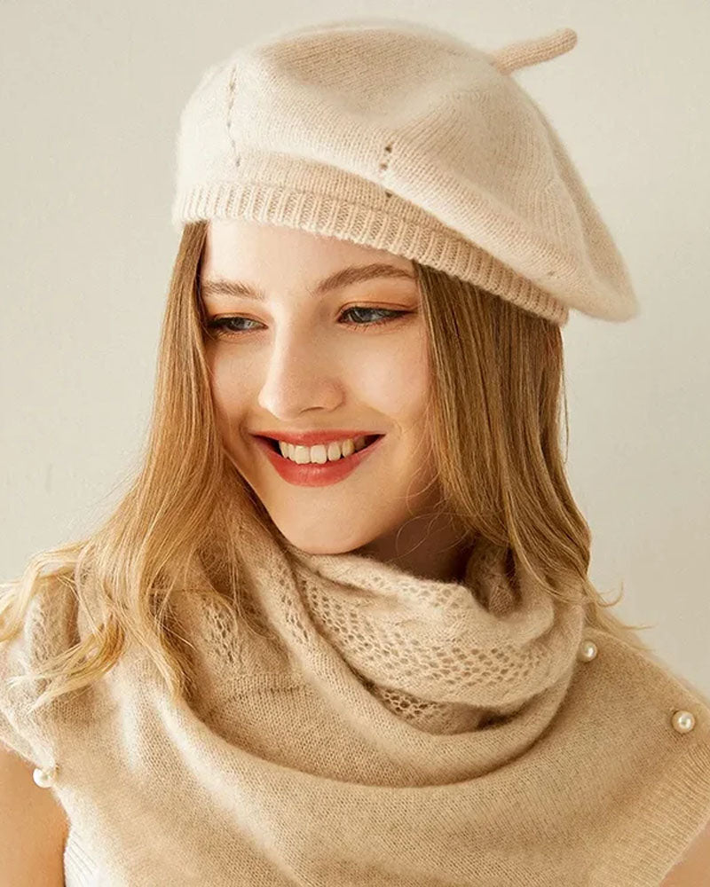 Petite Fashion Cashmere Knitted Beret