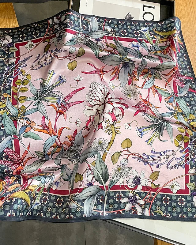 New Women's Silk Printed Scarf