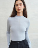 Half-Collar Wool Superfine Seamless Sweater