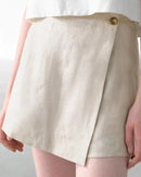 Casual Loose High-Waisted Skirt-Style Shorts