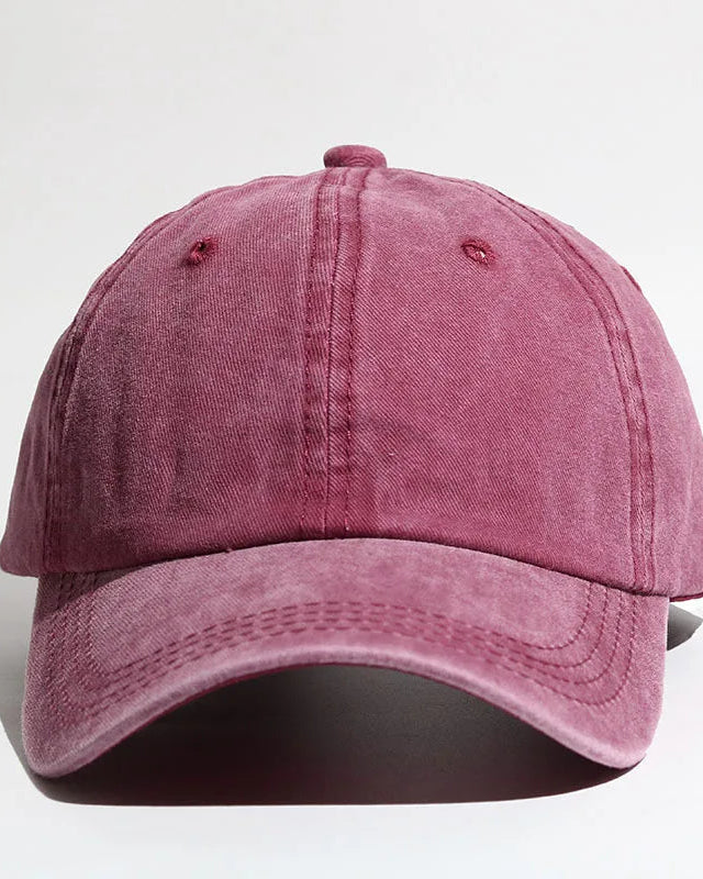 Washed Ponytail Baseball Cap