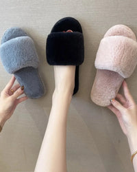 Fuzzy House Slippers