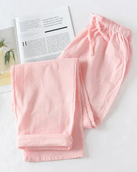 Soft-Woven Cotton Sleep Bottoms