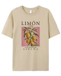 Lemon Botanical Print T-Shirt