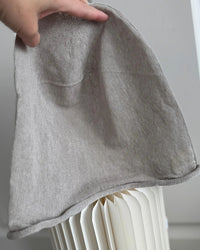 Linen Knit Slouchy Beanie