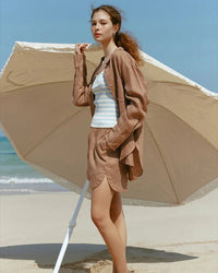 Casual Collared Single-Breasted Long-Sleeved Shirt