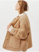 Vintage Leopard Print Fleece Jacket