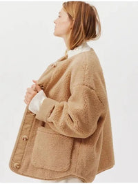 Vintage Leopard Print Fleece Jacket