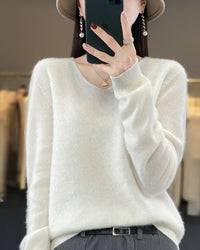Extrafine Merino Wool V-Neck Sweater